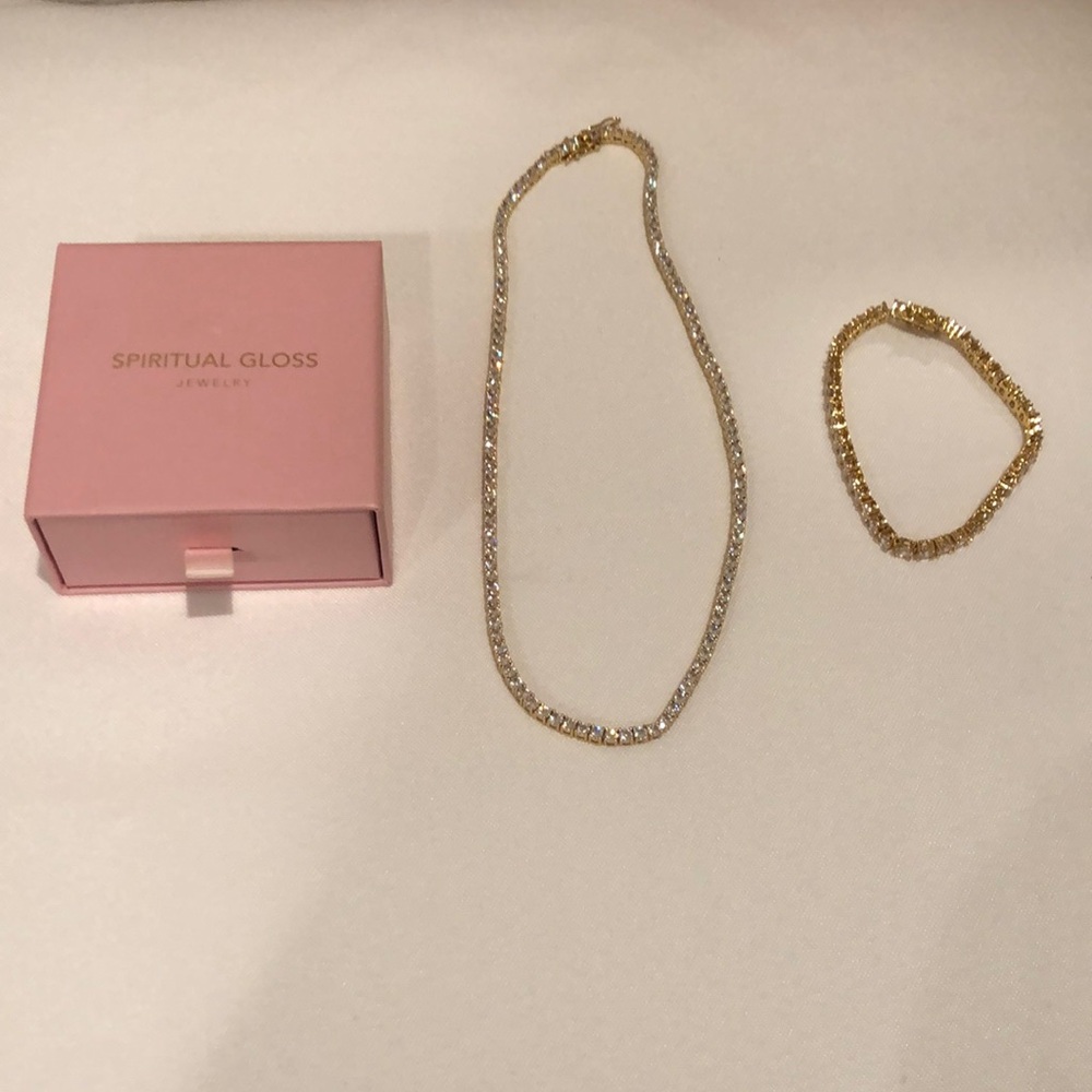 Necklace & Tennis Bracelet